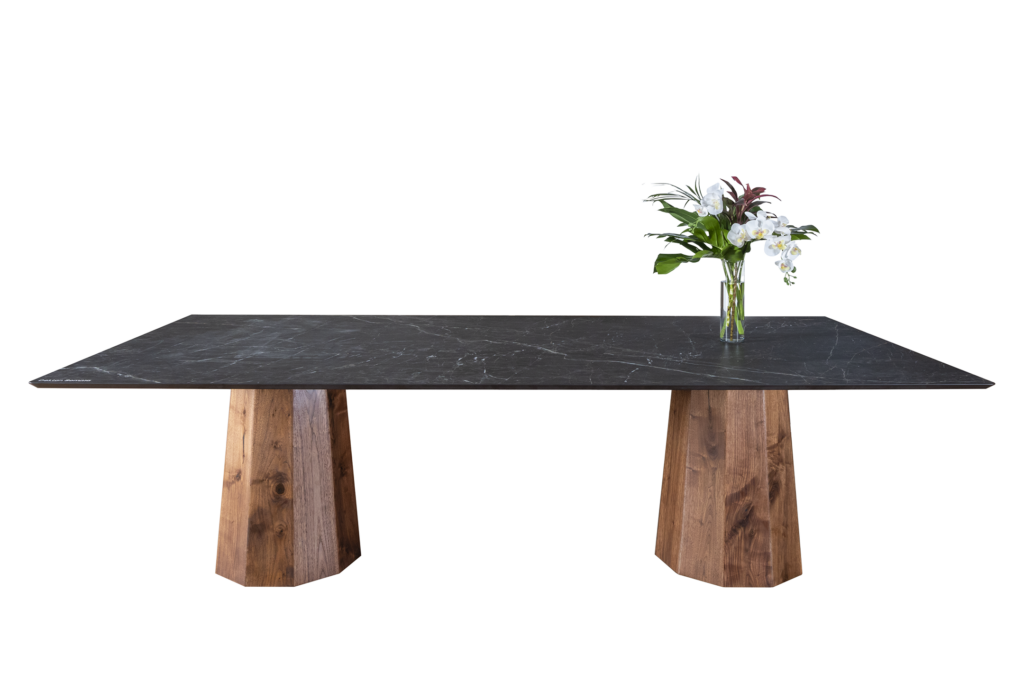 Boardroom Black Stone Table