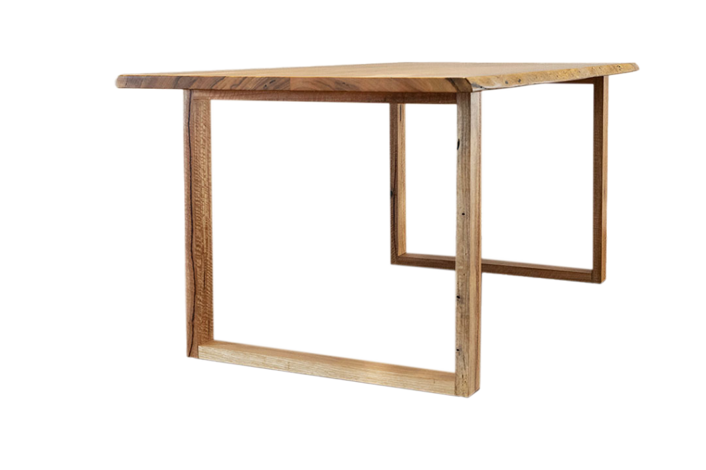 Timber Dining Table with Window Leg